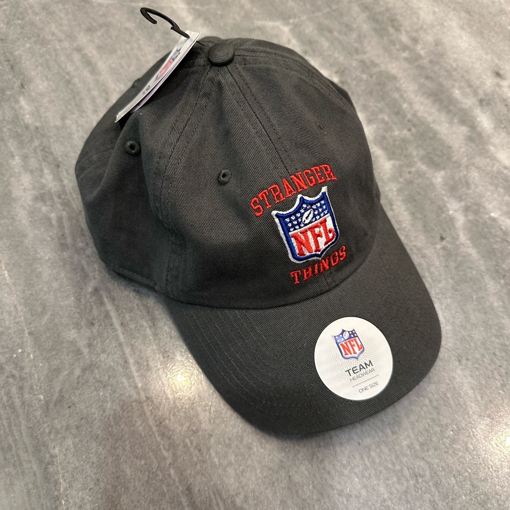 NFL Stranger Things limited edition Gray cap grey hat